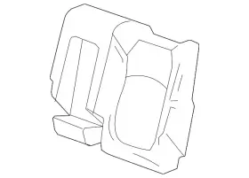 20864865 Gm Genuine Seat Back Cover 20864865 Gm Genuine Seat Back Cover
