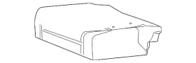 22771032 Gm Genuine Passenger Side Rear Seat Cushion Pad
