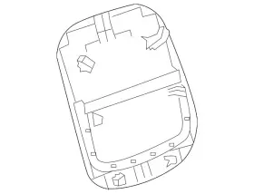 22894008 Gm Genuine Seat Back Panel