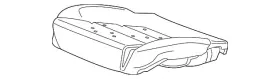 23105648 Gm Genuine Driver Seat Cushion Pad