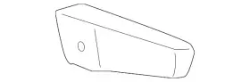 23144560 Gm Genuine Cocoa Rear Passenger Side Seat Armrest