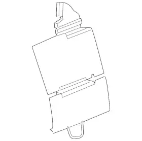 23223775 Gm Genuine Front Seat Back Vent Fan Mat