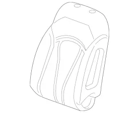 23426919 Gm Genuine Driver Seat Back Pad
