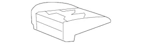 25789849 Gm Genuine Driver Seat Cushion Pad