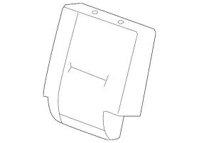 25863641 Gm Genuine Seat Back Cover 25863641 Gm Genuine Seat Back Cover