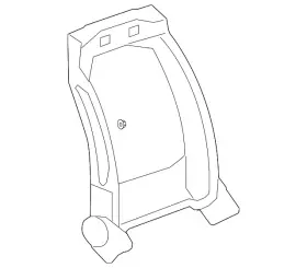 Gm 25947545 Genuine Front Seat Back Frame