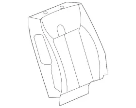 25984394 Gm Genuine Seat Back Cover