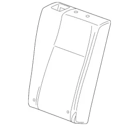 42597847 Gm Genuine Shale Front Passenger Side Seat Back Cover