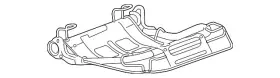 84120326 Gm Genuine Rear Passenger Side Seat Cushion Frame