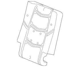 84381555 Gm Genuine Front Passenger Side Seat Back Pad 84381555 Gm Genuine Front Passenger Side Seat Back Pad