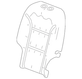 84520492 Gm Genuine Front Passenger Side Seat Back Pad