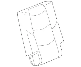 84532833 Gm Genuine Seat Back Cover