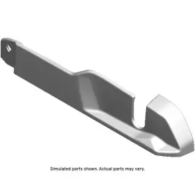 84712169 Gm Genuine Black Rear Driver Side Seat Riser Inner Finish Cover