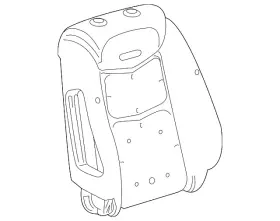 84713970 Gm Genuine Front Passenger Side Seat Back Pad
