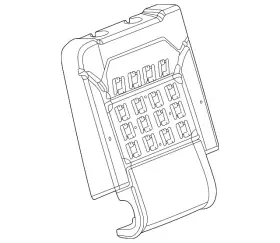 84933121 Gm Genuine Seat Back Pad