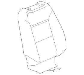 85708033 Gm Genuine Seat Back Cover