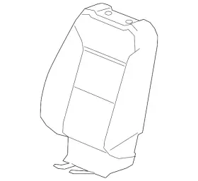 87818254 Gm Genuine Seat Back Cover