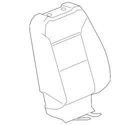 87818264 Gm Genuine Seat Back Cover