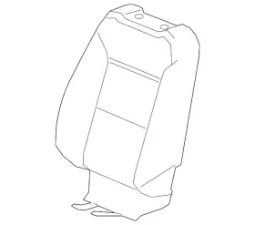 87822935 Gm Genuine Seat Back Cover