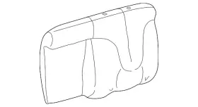 88938308 Gm Genuine Seat Back Cover