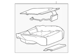 95077997 Gm Genuine Passenger Side Front Seat Cushion Pad