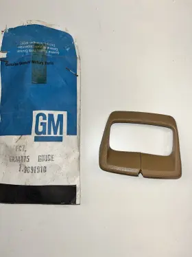 9691910 Gm Nos 1974-1975 Camaro Firebird Vega Monza Nova Seat Belt Loop Guide Tan Z28