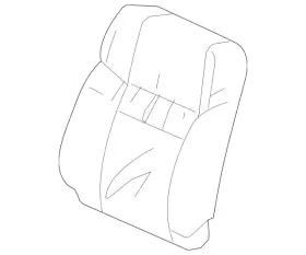 04811-t0g-a20zc Honda Genuine Seat Back Cover