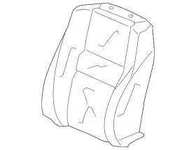 Honda 04815-ta5-a71zc Genuine Seat Back Cushion Cover