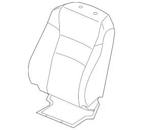 81121-tgs-a31zg Honda Genuine Seat Back Cover