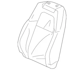 81125-tla-a01zb Honda Genuine 2017-2022 Cr-v Seat Back Cover