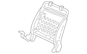 Honda 81126-sjc-a11 Genuine Seat Back Frame