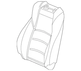 81127-tva-a41 Honda Genuine Seat Back Cushion