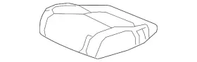 81137-tla-a11 Honda Genuine Seat Cushion Pad