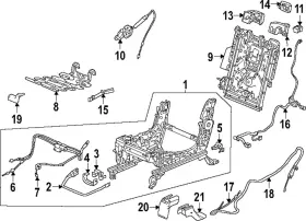 81310-t90-a01 Honda Genuine Seat Adjuster 81310-t90-a01 Honda Genuine Seat Adjuster