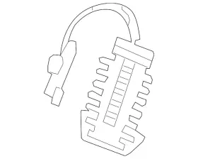 81590-sza-a41 Honda Genuine Seat Lumbar Support Cushion