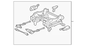 81600-swa-a51 Honda Genuine Seat Adjuster 81600-swa-a51 Honda Genuine Seat Adjuster