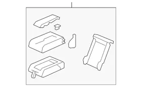 81780-sza-a02zc Honda Genuine Armrest Assembly 81780-sza-a02zc Honda Genuine Armrest Assembly