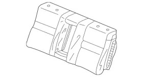 82121-sda-a33zc Honda Genuine Cover Rear Seat-back Trim Yr239l Leather Ivory 82121-sda-a3