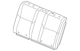 82121-ts8-v21zb Honda Genuine Seat Back Cover 82121-ts8-v21zb Honda Genuine Seat Back Cover