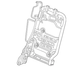 82126-thr-a01 Honda Genuine Seat Back Frame