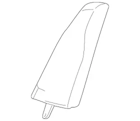 82150-tp6-a12zc Honda Genuine Seat-back Assembly R Rear Side Yr449l Leather Cashmere Ivory
