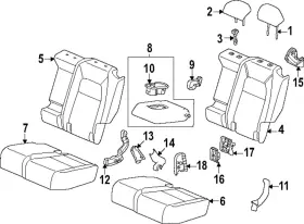 82521-3a0-a51zh Honda Genuine Cover L Rear Yr666l 82521-3a0-a51zh Honda Genuine Cover L Rear Yr666l