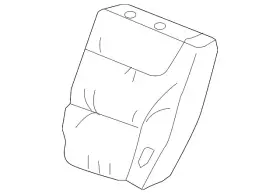 82521-shj-a02zc Honda Genuine Seat Back Cover