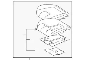 88100-s8bg0-wdl Hyundai Genuine Cushion Assembly 88100-s8bg0-wdl Hyundai Genuine Cushion Assembly