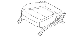 88200-cw040-pua Hyundai Genuine Cushion Assembly 88200-cw040-pua Hyundai Genuine Cushion Assembly