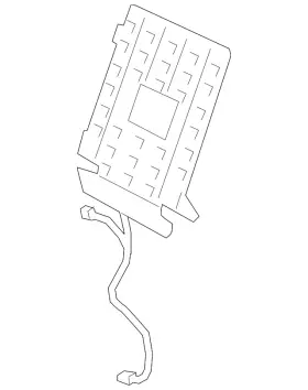88340-j9100 Hyundai Genuine Lumbar Adjuster