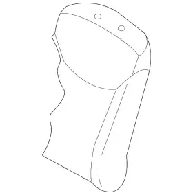 88360-3y600-mse Hyundai Genuine Seat Back Cover