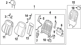 88370-r6020 Hyundai Genuine Seat Back Heater 88370-r6020 Hyundai Genuine Seat Back Heater