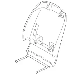 88380-b1100-phs Hyundai Genuine Seat Back Panel