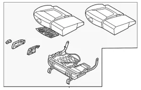 89200-cw010-kwe Hyundai Genuine Cushion Assembly